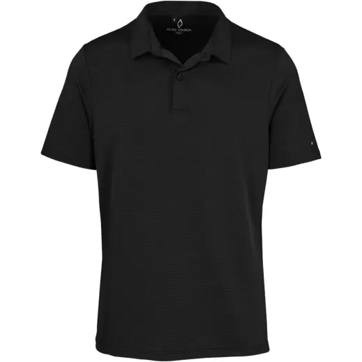 Mens Alex Varga Skylla Golf Shirt Black